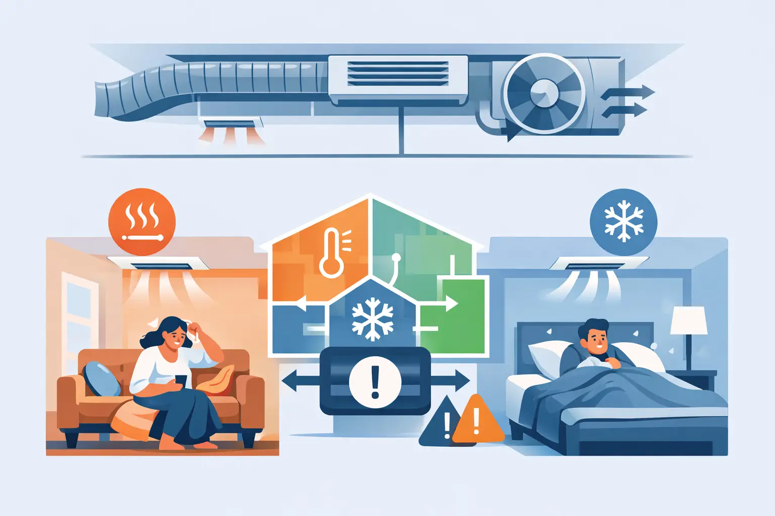 Ducted Air Conditioning Zoning Problems