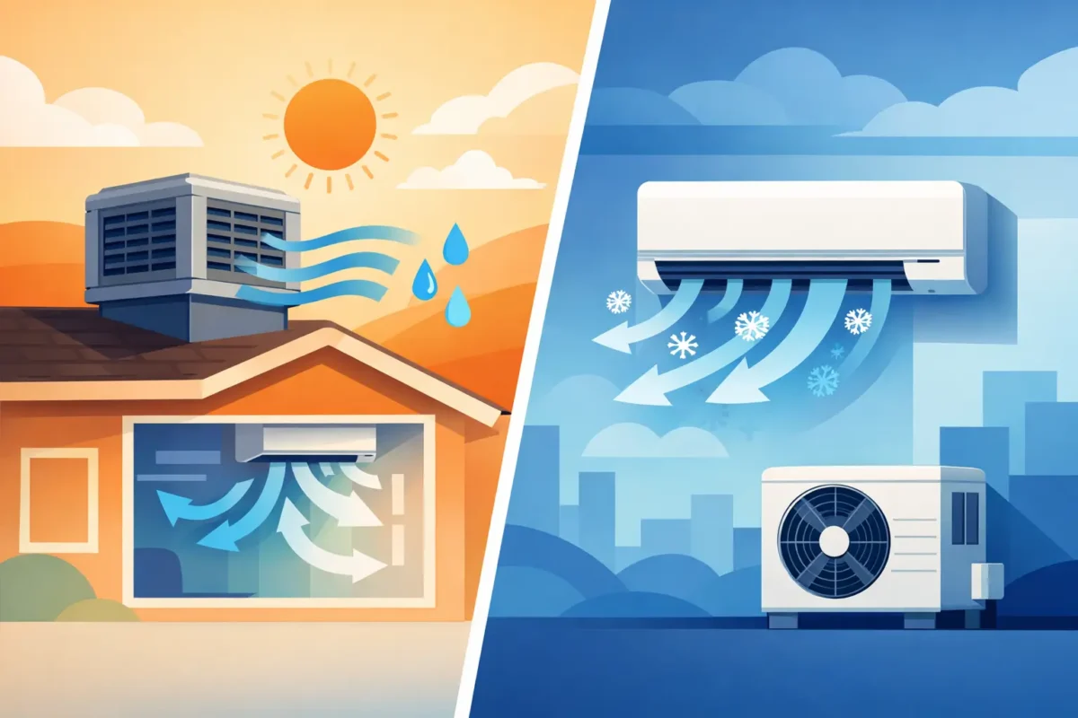 Evaporative Cooling vs Refrigerated Air: Which Fits?