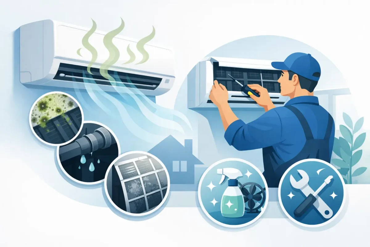 Why Does Aircon Smell? Causes and Proper Fixes