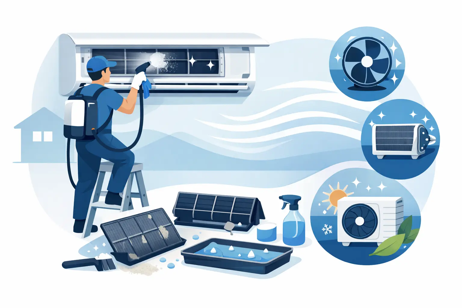 Split System Cleaning: What a Proper Service Covers
