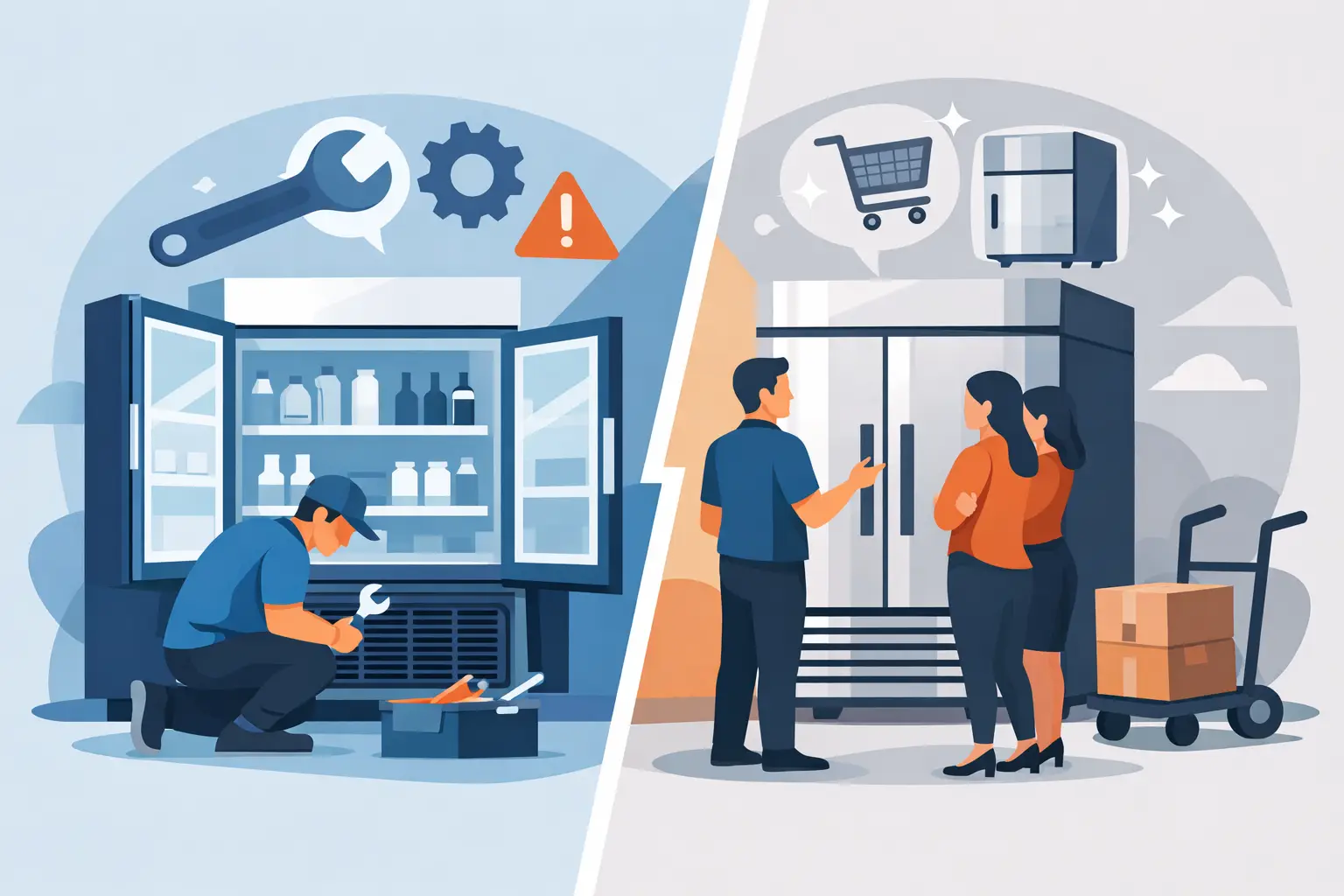 Repair vs Replace a Commercial Fridge Properly